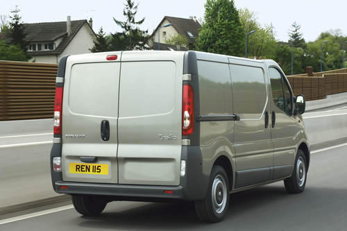 renault trafic van statue