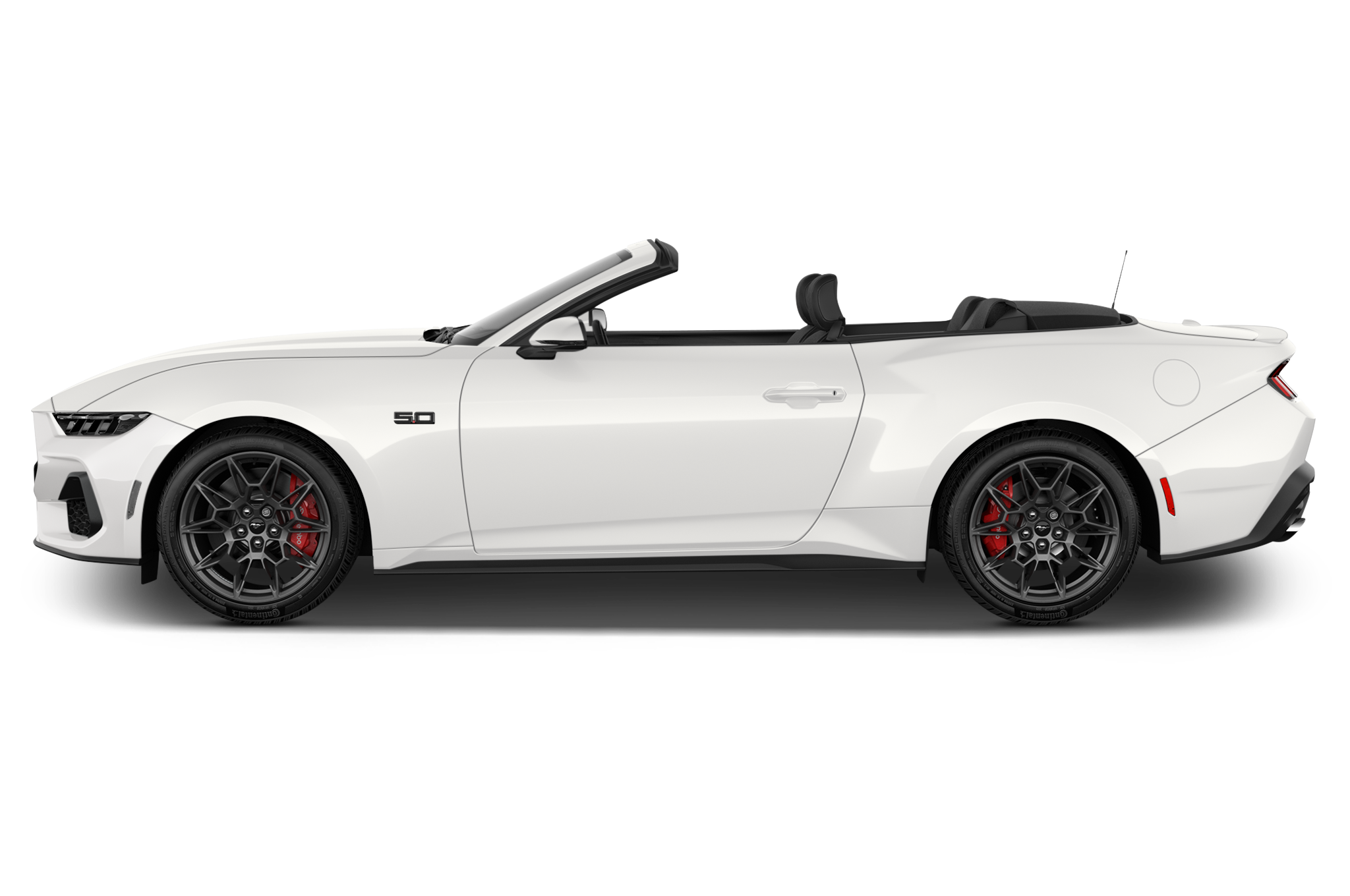 Mustang Convertible Side View