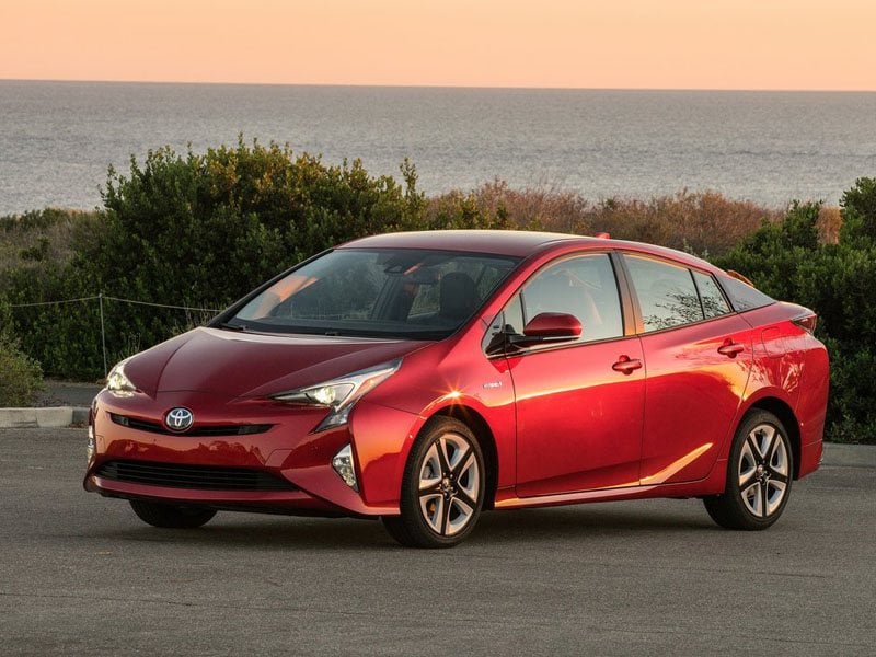 Toyota Prius Red Exterior Front