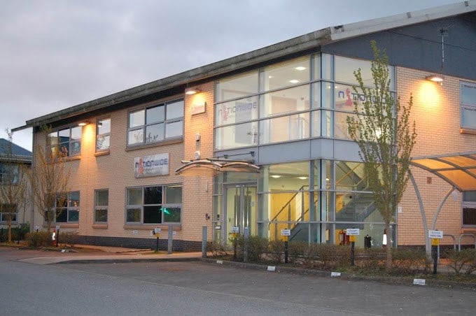 Exterior shot of Nationwide Vehicle Contracts building