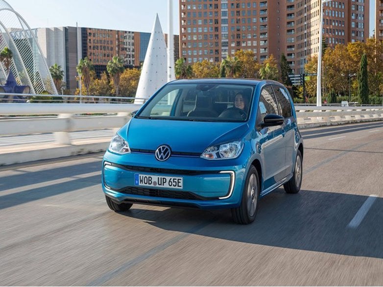 Volkswagen e-Up driving