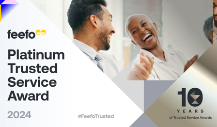 Feefo Platinum Trusted Service Award