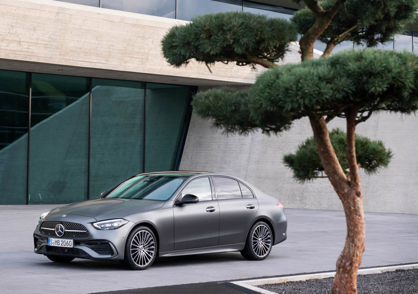 Grey Mercedes-Benz C-Class