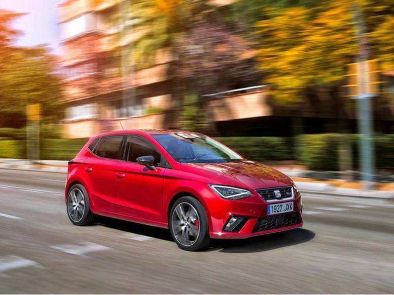 Seat Ibiza driving