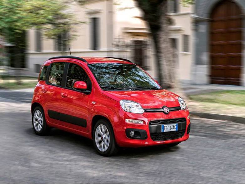 Fiat Panda driving