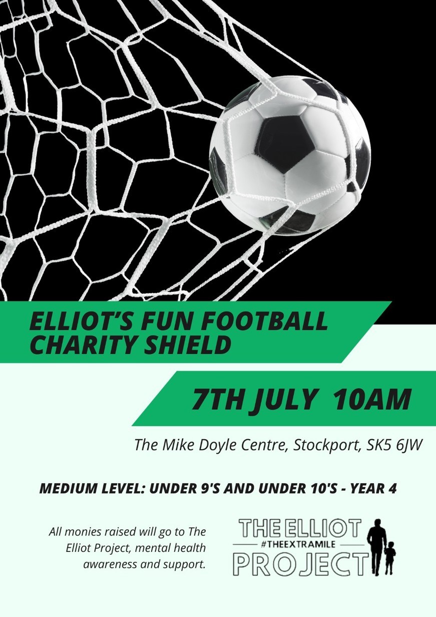Elliot's Fun Football Charity Shield Poster