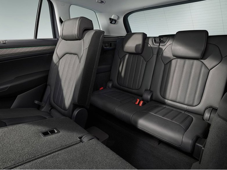 Back seats of a Skoda Kodiaq