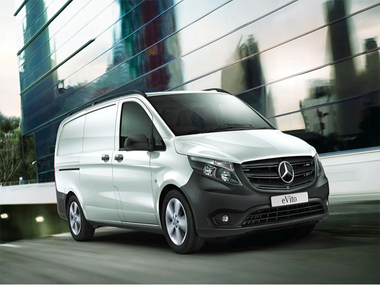 silver mercedes-benz vito driving on the road