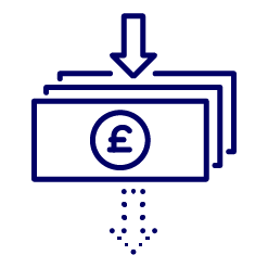 Your monthly income and expenditure icon