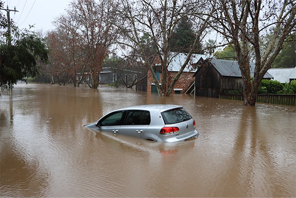 Driving Through Flood Water