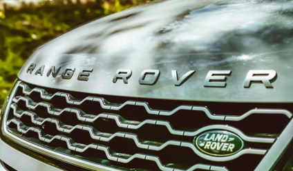 Range Rover front grille with Land Rover badge