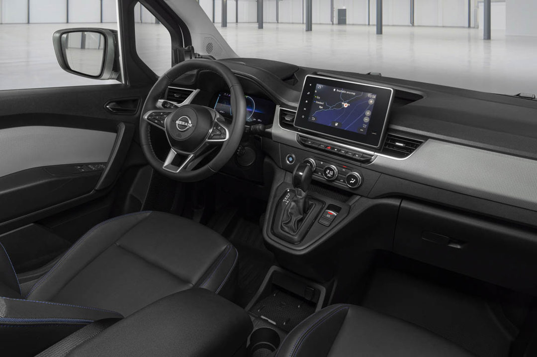 Nissan Townstar Electric interior