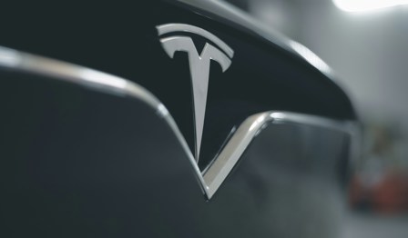 Tesla badge