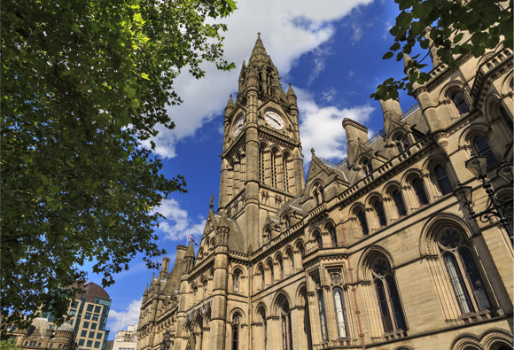 Manchester Town Hall.