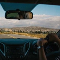 Driving through Serra do Cipó region, in Minas Gerais Brazil