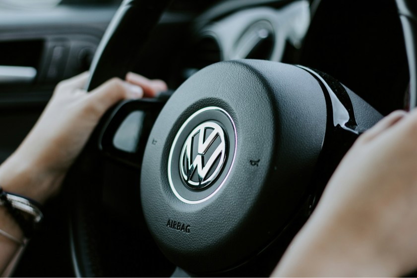 Volkswagen steering wheel