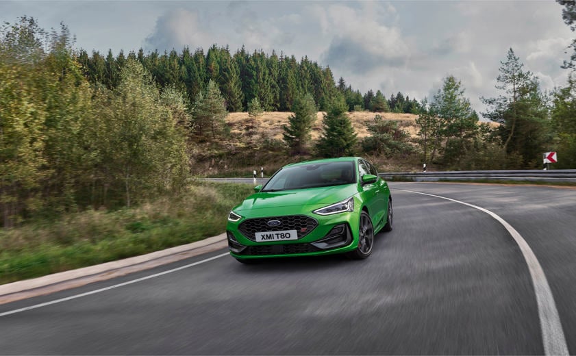 Ford Focus ST in green