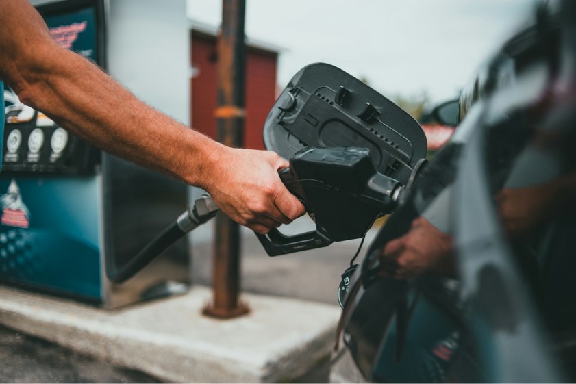 filling up car with fuel