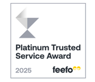 Feefo Platinum Trusted Service Award 2025 Logo