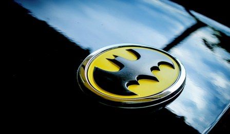 Batman badge on a car