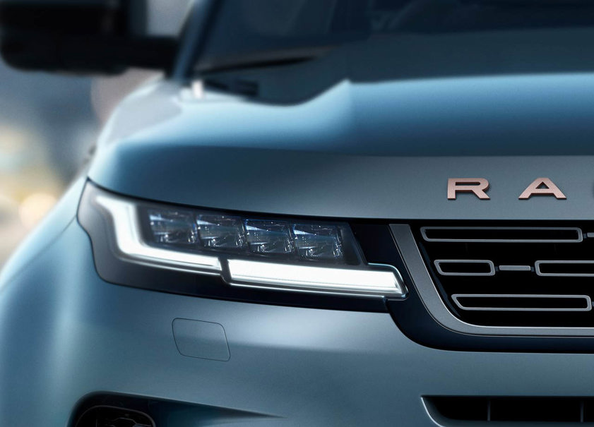 Range Rover Evoque headlights