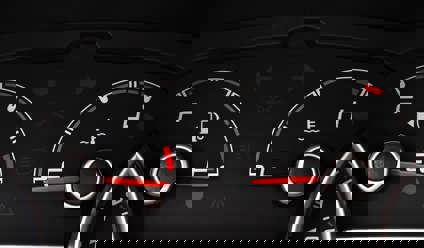 Black fuel and temperature gauge