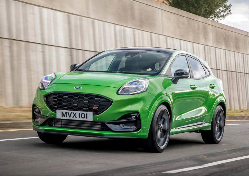 Ford Puma ST in green