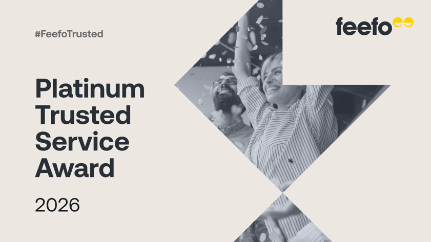 Feefo Platinum Trusted Service Award 2026